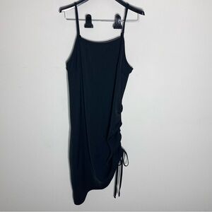EYE TO EYE | NWT Juana Asymmetrical Drawstring Midi Dress